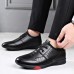 Men's Casual Shoes British Fashion Wild Leather Shoes