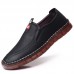 Men's Fashion Leather Casual Shoes Soft-soled Korean Shoes