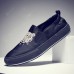 Men's Ice Silk Cloth Casual Shoes British Fashion Breathable Shoes