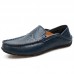 Men'S Plus Size British Wind Leather Loafers Shoes