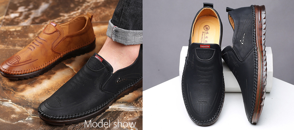 Men's Retro Casual Shoes model show